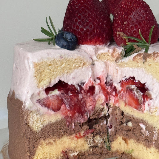 Strawberry Chocolate Cake
