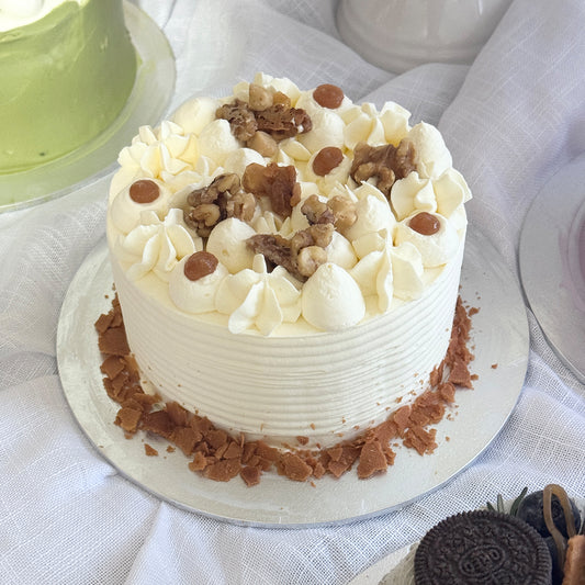 Hazelnut Salted Caramel Cake